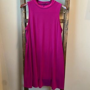 Fuchsia High-neck dress